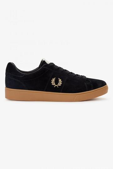 Black Fred Perry Spencer Men's Shoes | PH 1157EBCX